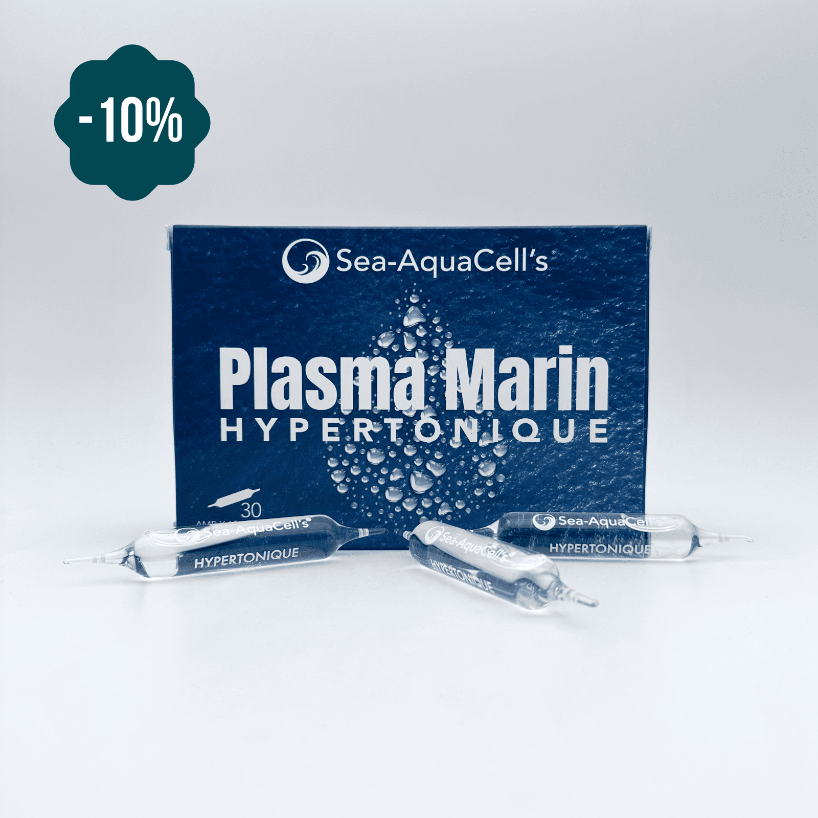 Ampoules plasma marin hypertonique 30×10 ml