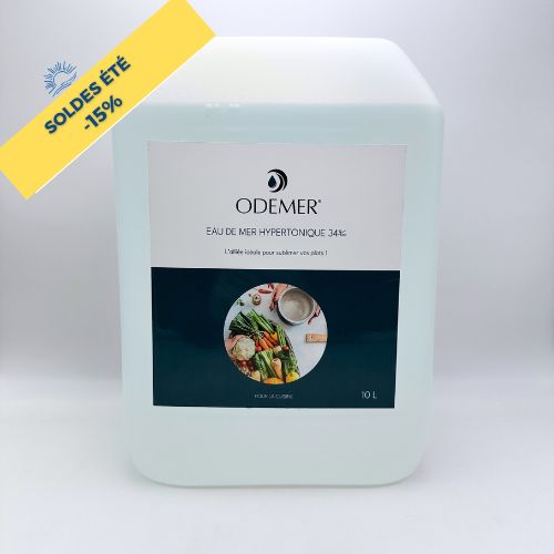Eau de mer hypertonique cuisine – Bidon 10L