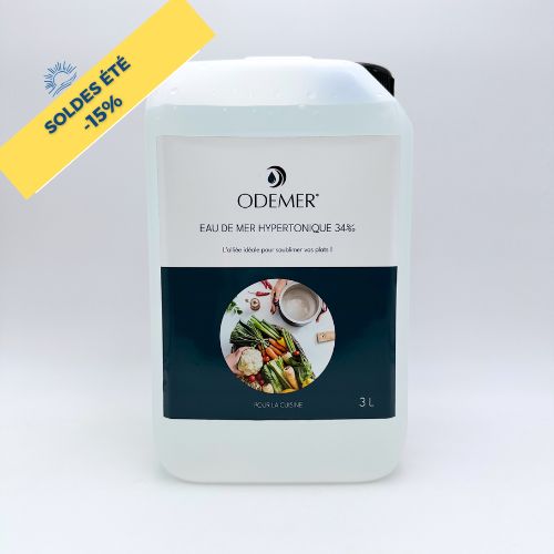 Eau de mer hypertonique cuisine – Bidon 3L