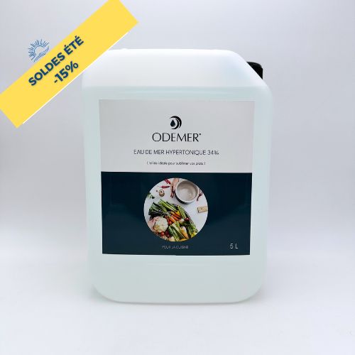 Eau de mer hypertonique cuisine – Bidon 5L